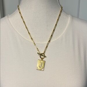 Common James Initial Pendant